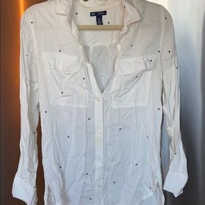 GAP BOYFRIEND FIT STAR BUTTON UP